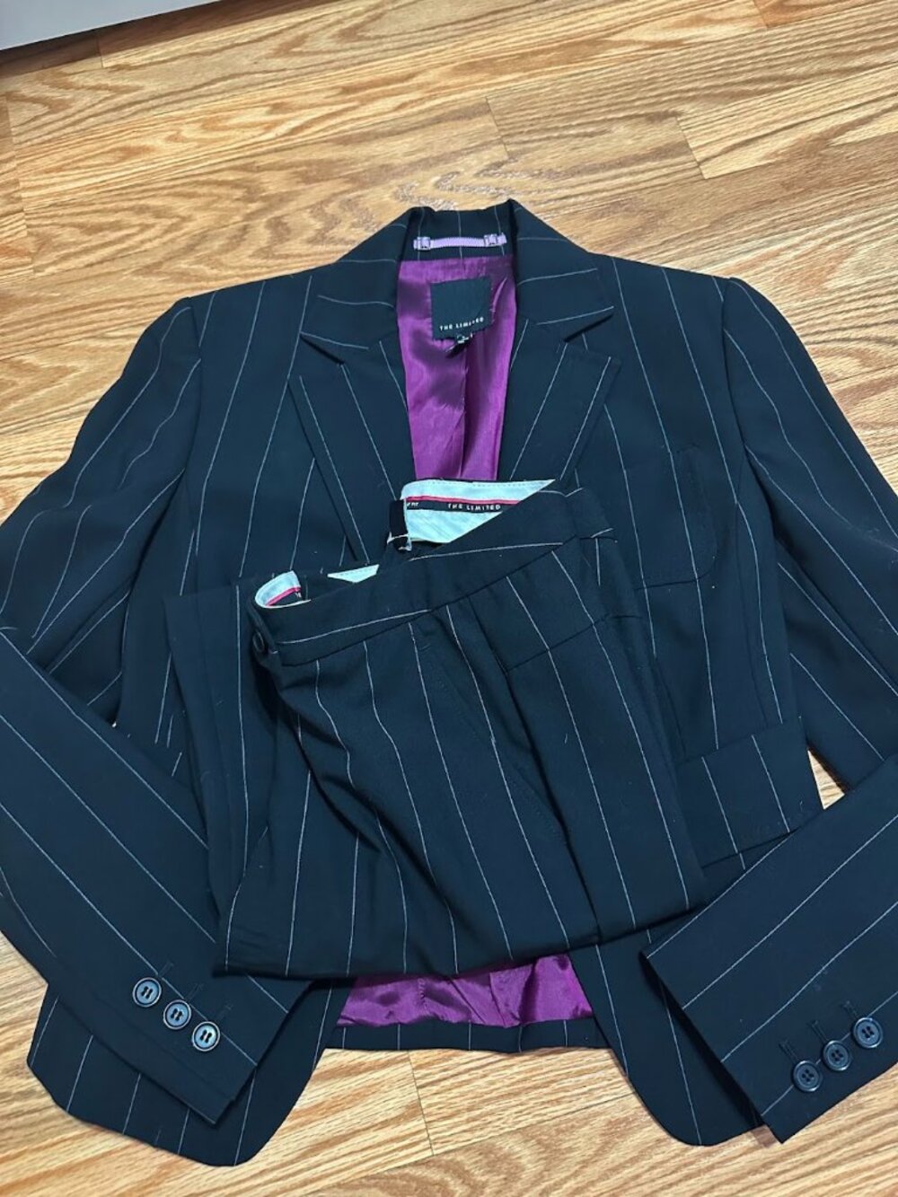 The Limited Pinstripe Pantsuit